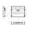 Встраиваемый монитор 9,7" PN097SMK6-07U1-HDV