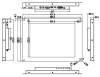 Встраиваемый монитор 15" Lilliput TK1500-NP/C