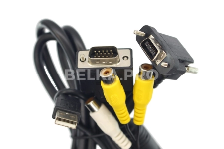 Кабель подключения Lilliput 14 pin SKS - VGA с USB + AVx2 + Audio