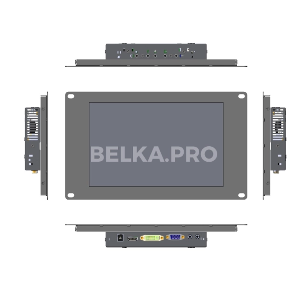 Встраиваемый монитор 10,1" PL101WMK6-92U1-HDV