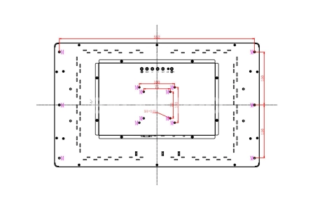 Встраиваемый сенсорный монитор 23,8" PZ238WKZ-90SPZ1-HV