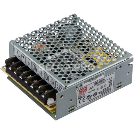 Блок питания в кожухе 12В 3А + 5В 6А RD-50A