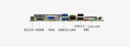 Материнская плата Mini-ITX с процессором ITX-B420_J112L (J4105)