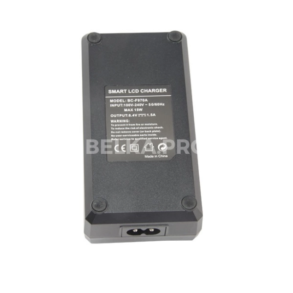 Зарядное устройство BC-F970A с дисплеем для NP-F970/F960/F550