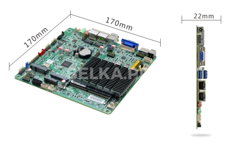 Материнская плата Mini-ITX с процессором ITX-B412_J112L (J4125)