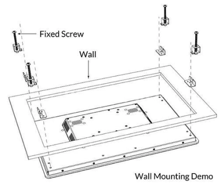 Встраиваемый монитор 15,6" Lilliput TK1560-NP/C