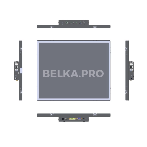 Встраиваемый сенсорный монитор 19" FL190SMK6-20SPX1-HDV