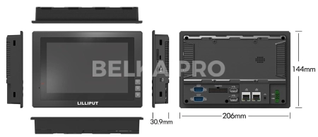 Встраиваемый сенсорный моноблок 7" Lilliput PC-701 PRO
