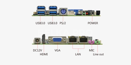 Материнская плата Nano-ITX с процессором STX-F41_2L (J4125)