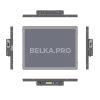 Встраиваемый сенсорный монитор 15" FL150SMK6-07UPX1-HDV