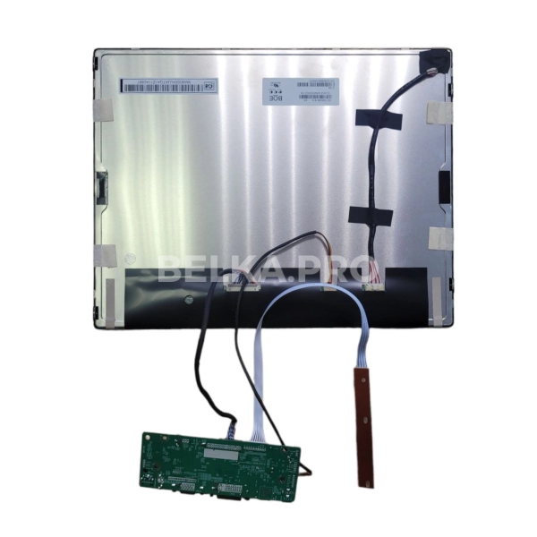 Дисплей 15" DV150X0M-N16 с контроллером M.NT68676.3 в сборе
