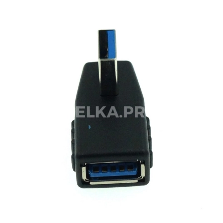 Переходник USB 3.0 A (F) - USB 3.0 A (M) угловой