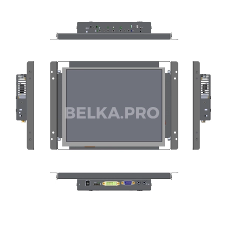 Встраиваемый сенсорный монитор 10,4" FS104SMK6-07HPX1-HDV
