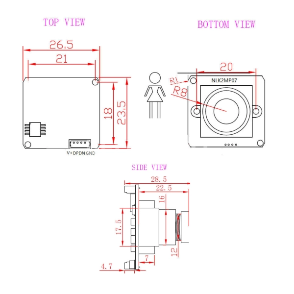 USB камера 2МП NLK-2MP07