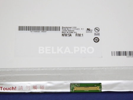 ЖК дисплей 13,3" B133XW03 V1