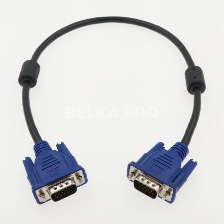 Кабель VGA (M) - VGA (M), 50 см, FR2 5+4