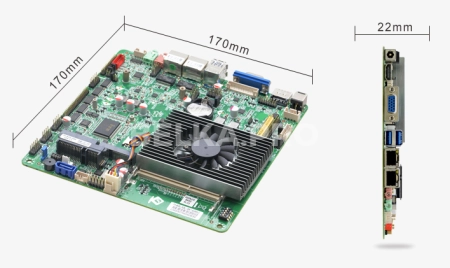 Материнская плата Mini-ITX с процессором ITX-B430_I512L (4300U)