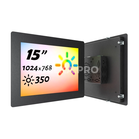 Встраиваемый сенсорный монитор 15" PN150SMP-07SPX1-HDV