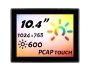 Встраиваемый сенсорный монитор 10,4" PZ104SKK6-07HPZ1-HDV