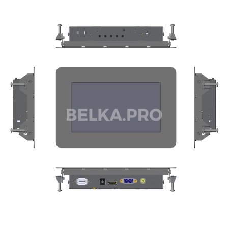 Встраиваемый сенсорный монитор 7" PN070WMK-06HPJ1-HVA