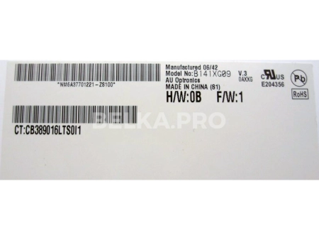 ЖК дисплей 14,1" 1024x768 B141XG09 V3