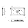 Встраиваемый сенсорный монитор 7" FS070WMK-06HPJ1-HVA