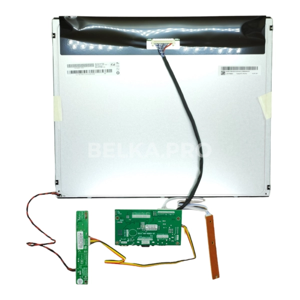 Дисплей 17" M170ETN01.1 с контроллером JX-V59-UHV-LVDS в сборе