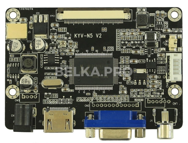 Дисплей 10,4" A104SN03 V1 с контроллером KYV-N5 V2 в сборе