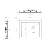 Встраиваемый монитор 19" PN190SMK6-20S1-HDV