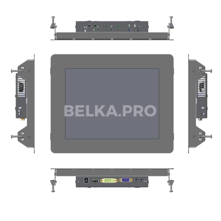Встраиваемый сенсорный монитор 10,4" PN104SMK6-07HR41-HDV