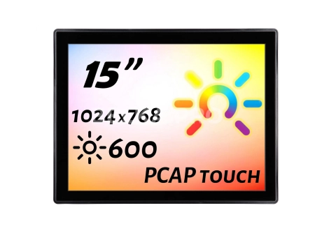 Встраиваемый сенсорный монитор 15" PZ150SKK6-07HPZ1-HDV