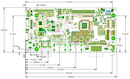 Контроллер дисплея HDMIx2/VGA/MP JX-V53-2UHV