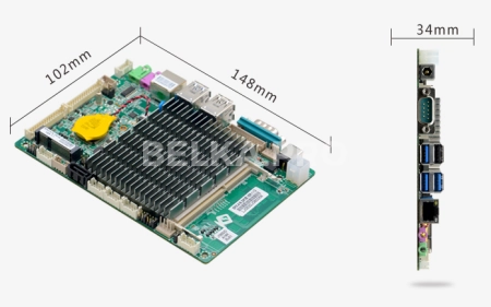 Материнская плата 3,5" с процессором EPIC-A19_D912E