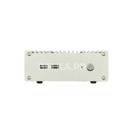 Корпус nano-ITX M1255-J1900N c БП 60Вт (серебряный)