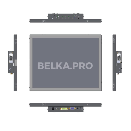 Встраиваемый сенсорный монитор 15" FL150SMK6-07HPX1-HDV