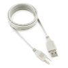 Кабель USB A (M) - USB B (M), 2.0, 1.8 м, серый, Gembird