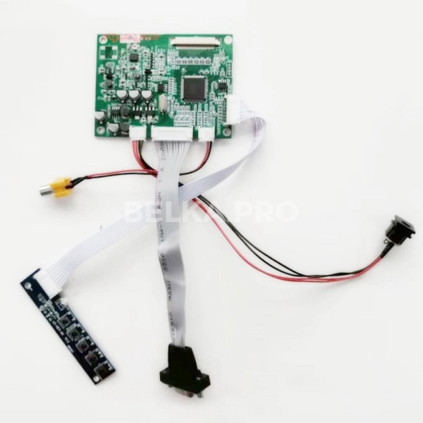Дисплей 5,6" AT056TN52 V.3 с контроллером PCB-056 в сборе