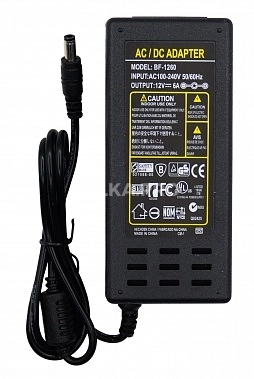 НЕ ИСП Блок питания 12В/6А разъём 5.5x2.5