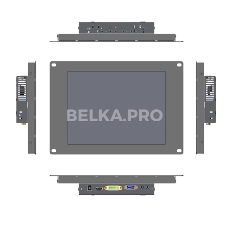 Встраиваемый сенсорный монитор 10,4" PL104SMK6-07HR41-HDV
