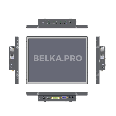Встраиваемый сенсорный монитор 12,1" FL121SMK6-07HR41-HDV