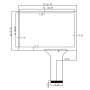 Ёмкостной сенсорный экран 7,1" PCAP-XG0711W0 с USB