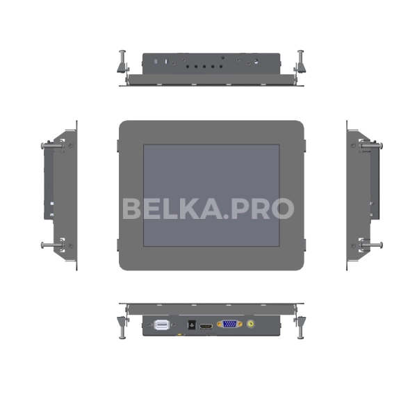 Встраиваемый монитор 8" PN080SMK-07H1-HVA