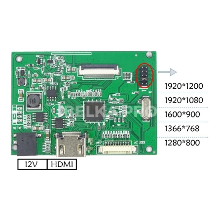 Контроллер дисплея HDMI PCB800807 EDP