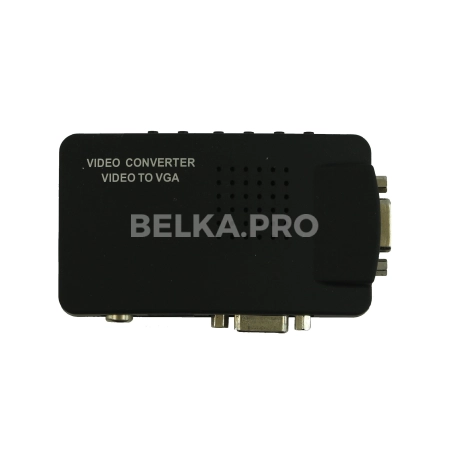 Конвертер S-Video (F) + AV (F) -> VGA (F)