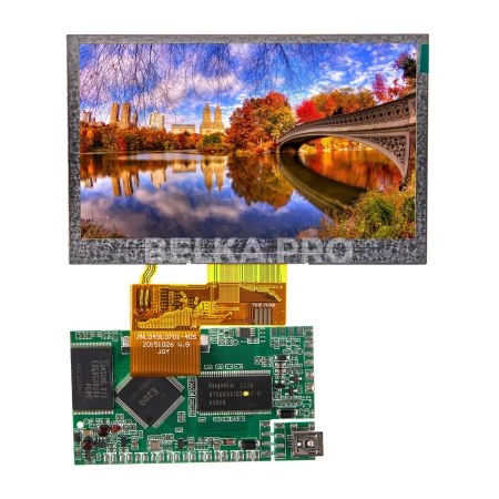 Дисплей 4,3" с плеером 43D1024MB