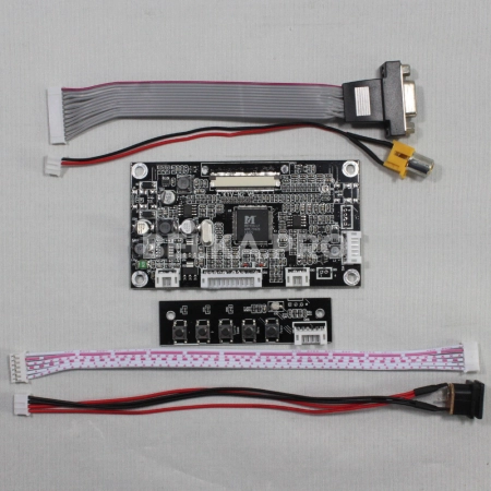 Контроллер дисплея VGA/AV KYV-N2 V6 (FPC2) с кнопками