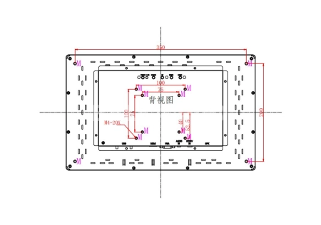 Встраиваемый сенсорный монитор 15,6" PZ156WKZ-90UPZ1-HV