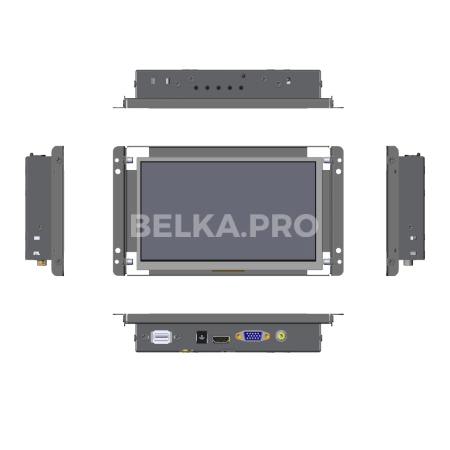 Встраиваемый сенсорный монитор 7" FS070WMK-06HR41-HVA