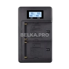 Двойное зарядное устройство USB для NP-F970/F960/F550