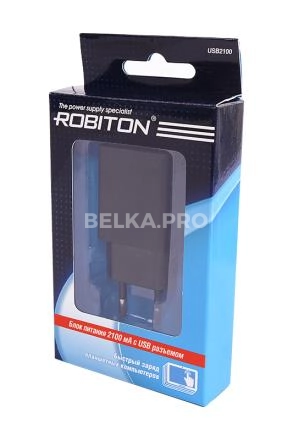 Блок питания USB2100 5В/2.1А BL1